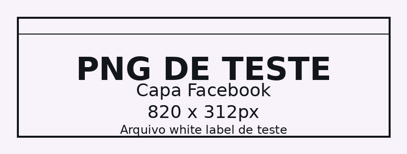 Capa Facebook