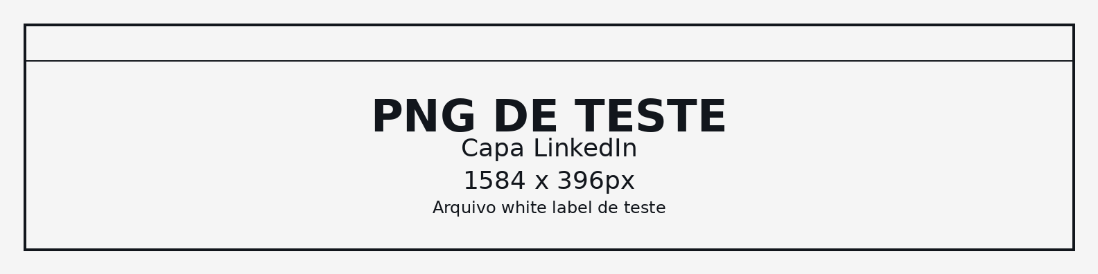Capa LinkedIn